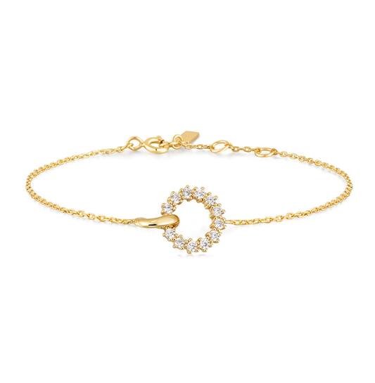 Ania Haie zilver vergulde armband 