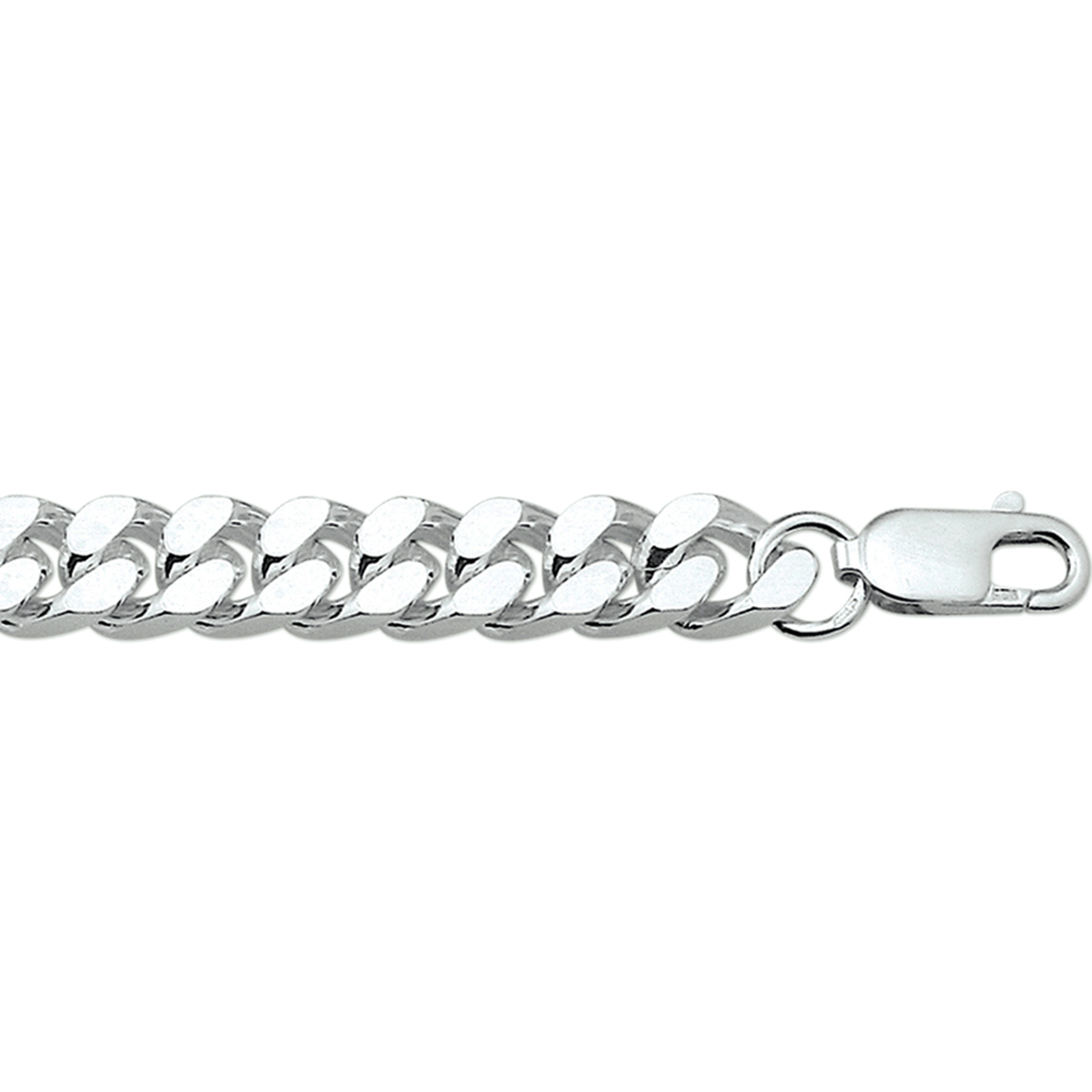 Zilveren armband met geslepen gourmet schakel.
Gender: heren
Breedte: 8 mm
Langste lengte: 21 mm