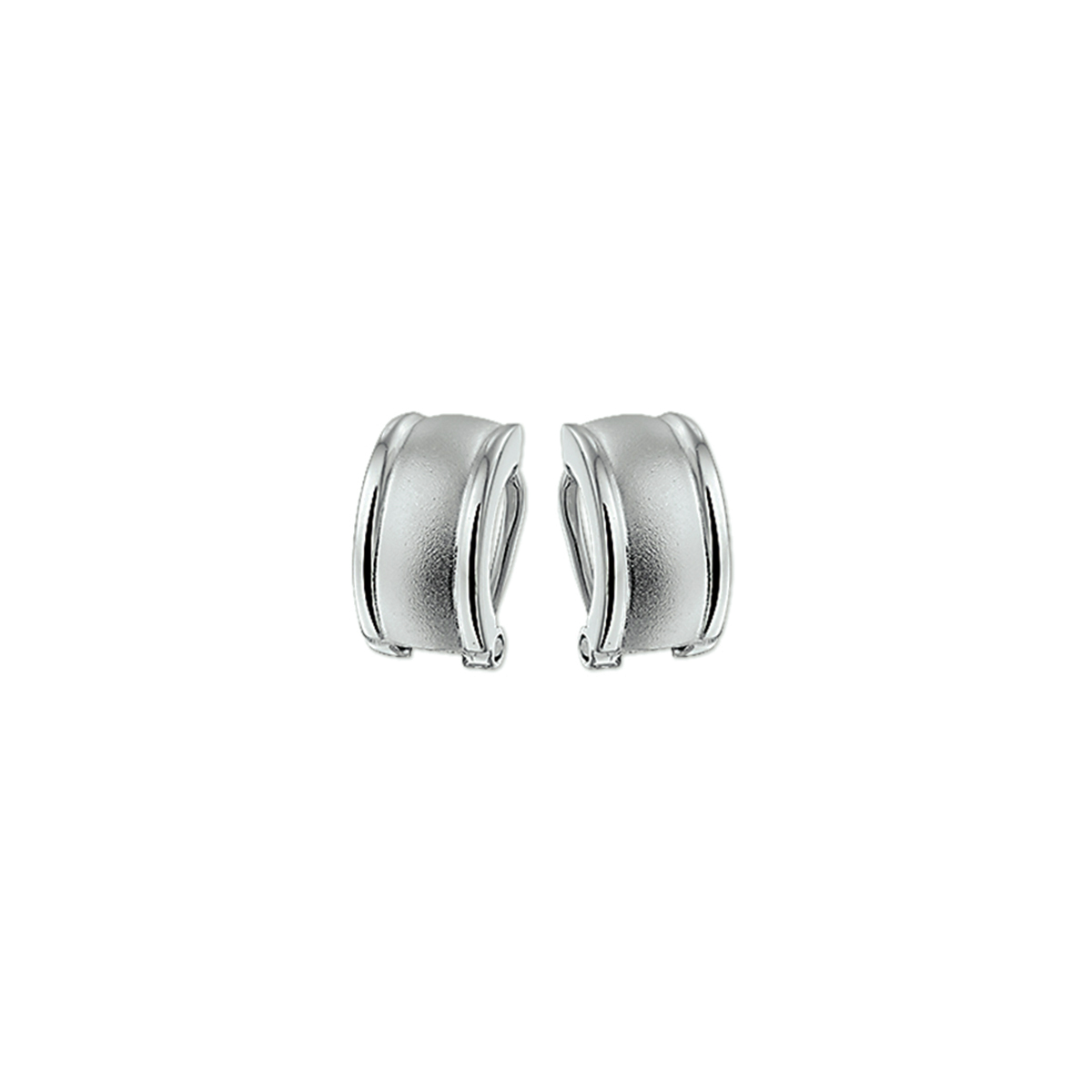 Beschrijving: Zilveren oorclips met een poli/matte afwerking.
Verpakt per: 1
Doelgroep: dames
Breedte: 8 mm
Hoogte: 14 mm