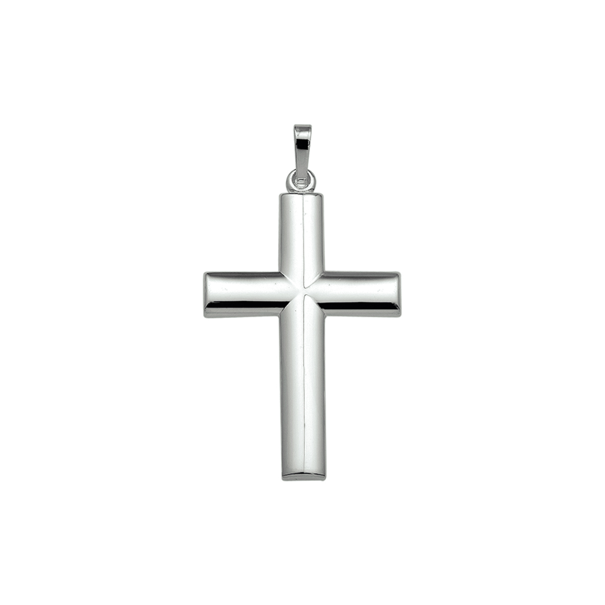 Beschrijving: Zilveren hanger met een kruis. 
Verpakt per: 1
Doelgroep: unisex
Breedte: 22 mm
Hoogte: 36 mm