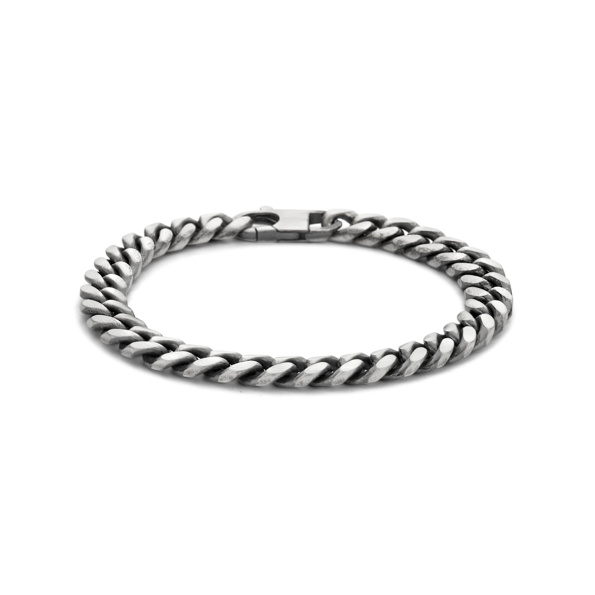 zilveren armband, gourmet oxi 8,5mm 20cm