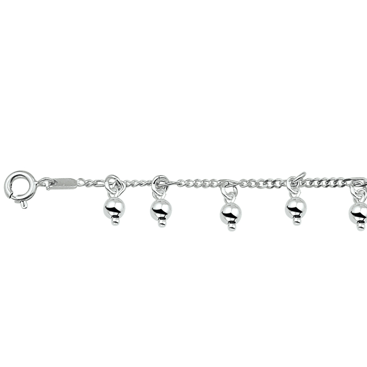 Enkelbandje bolletjes 1,8 mm 24 cm
