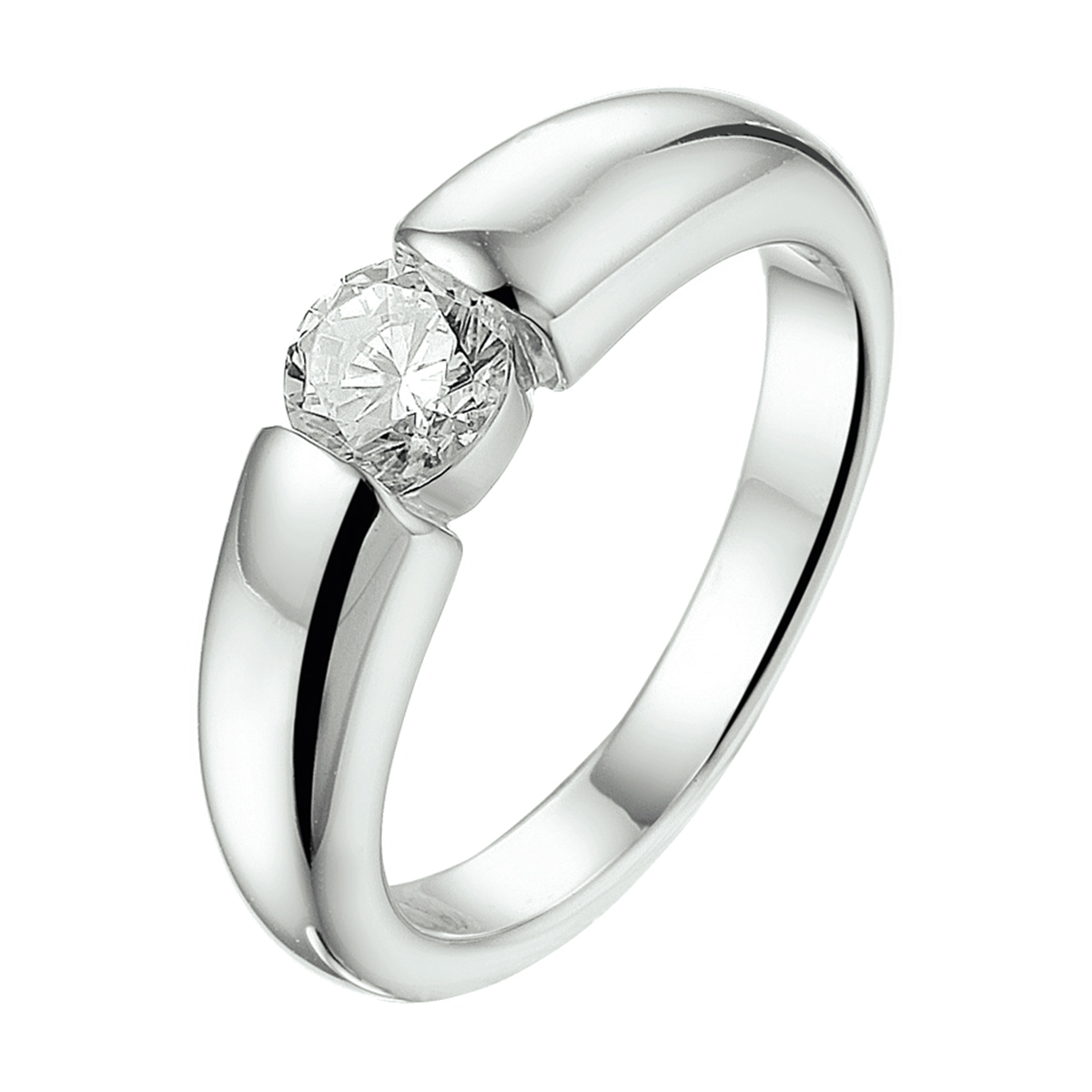Doelgroep: dames
Breedte: 5 mm
Zetting: solitaire (span zetting)