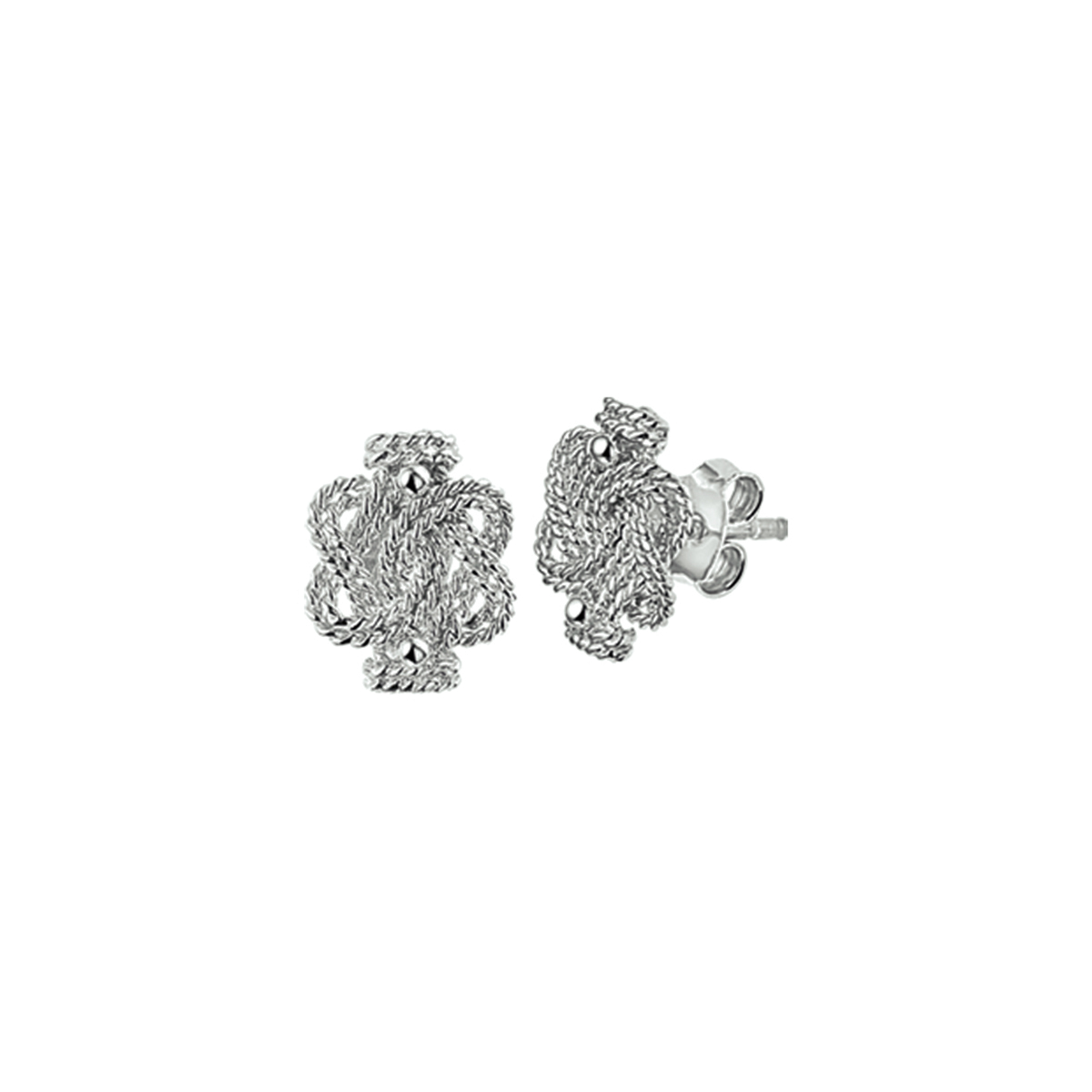 Beschrijving: Gerhodineerd zilveren oorknoppen met Surinaamse mattenklopper. 
Verpakt per: 1
Doelgroep: dames
Breedte: 9 mm
Hoogte: 11 mm