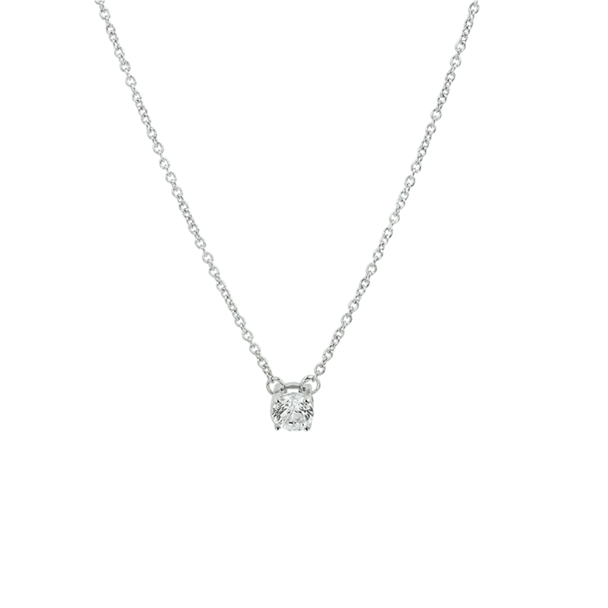 COLLIER ZILVER
Breedte: 1.2
Kortste lengte: 41
Langste lengte: 45

Zetting: chatonzetting