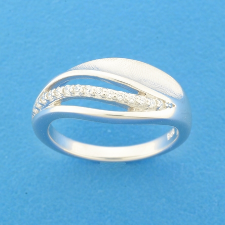 RING ZILVER MET ZIRKONIA MAAT 17 3/4