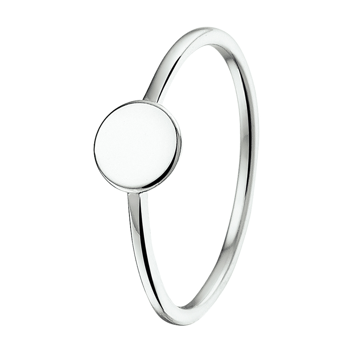 Beschrijving: Trendy gerhodineerd zilveren ring uitgevoerd in een poli afwerking en een rondje met een diameter van 6mm. De trendy ring is door zijn simplistische model perfect te combineren met andere sieraden uit onze collectie of uit je eigen stash!. INFO: Gerhodineerd zilver is door de rhodiumlaag beter bestand tegen verkleuren en krassen. 
Uniekenummer serie: 37415
Verpakt per: 1
Doelgroep: meisjes
Ringmaat: 14.50 mm (46)
Breedte: 6 mm