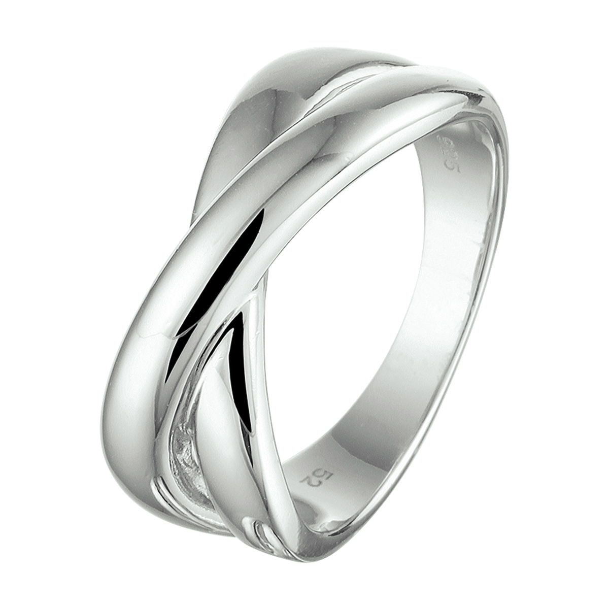 Stijlvolle gerhodineerd zilveren ring van 7.5mm breed en verkrijgbaar in verschillende maten. Tip: Door het simplistische model is deze ring gemakkelijk te combineren met sieraden uit je eigen stash!. INFO:  Gerhodineerd zilver is door de rhodiumlaag beter bestand tegen verkleuren en krassen.