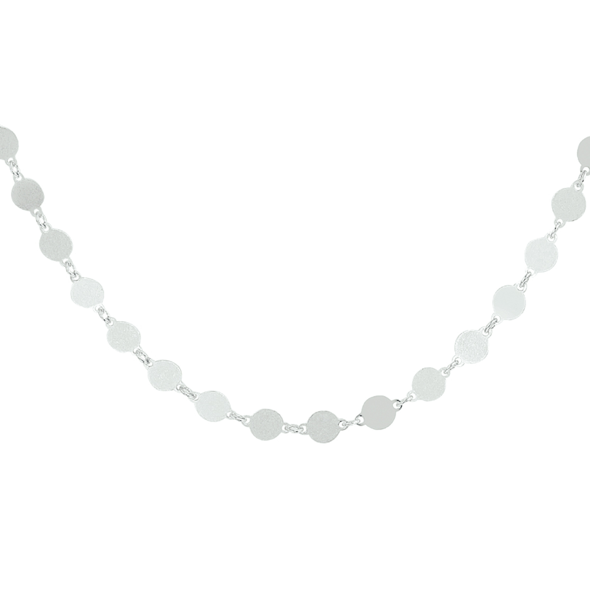 Dit trendy gerhodineerd 925 zilveren collier heeft een draaglengte van 40cm met een extensie van 4cm. Het collier is uitgevoerd met rondjes van 4mm en een karabijn sluiting. Info: Gerhodineerd zilver is door de rhodiumlaag beter bestand tegen verkleuren en krassen.
