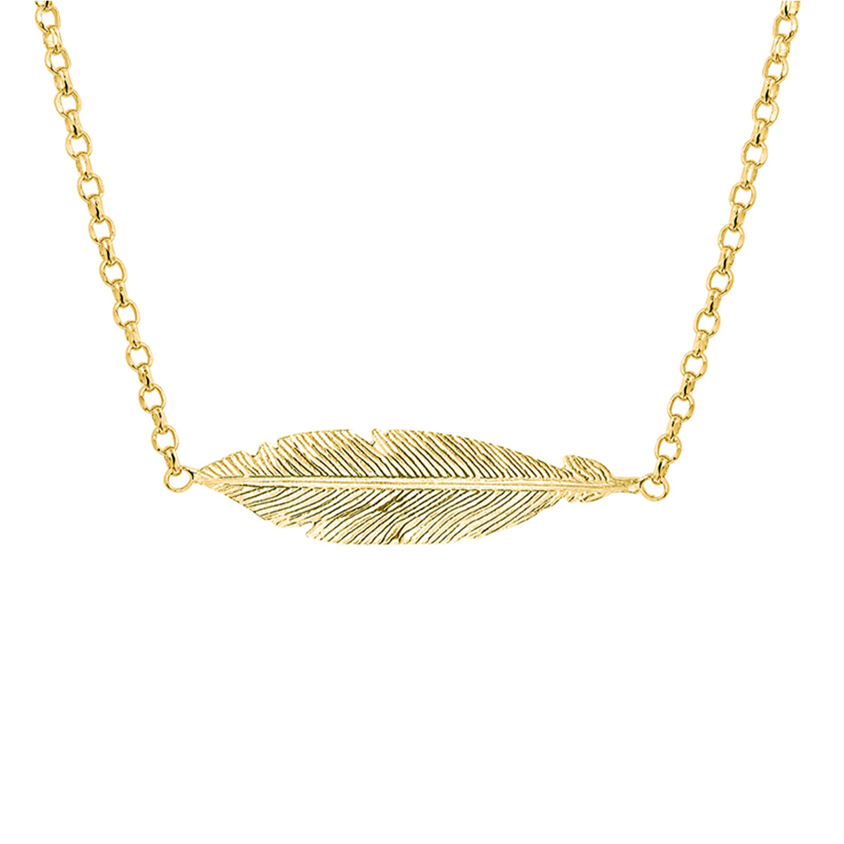Beschrijving: Trendy geelgoud op zilveren 1.8mm anker collier met een lengte van 40.5cm met een extensie van 3cm. Het collier is uitgevoerd met een veer van 30x8mm en stevige karabijn sluiting. Ineens zag je ze overal sieraden met veren tassen en zelfs kleding met veren. Hou je van trendy sieraden dan mogen deze hot items niet missen in jou sieraden stash!
Verpakt per: 1
Doelgroep: dames
Breedte: 30 mm
Kortste lengte: 40.5 mm
Langste lengte: 43.5 mm
Hoogte: 8 mm