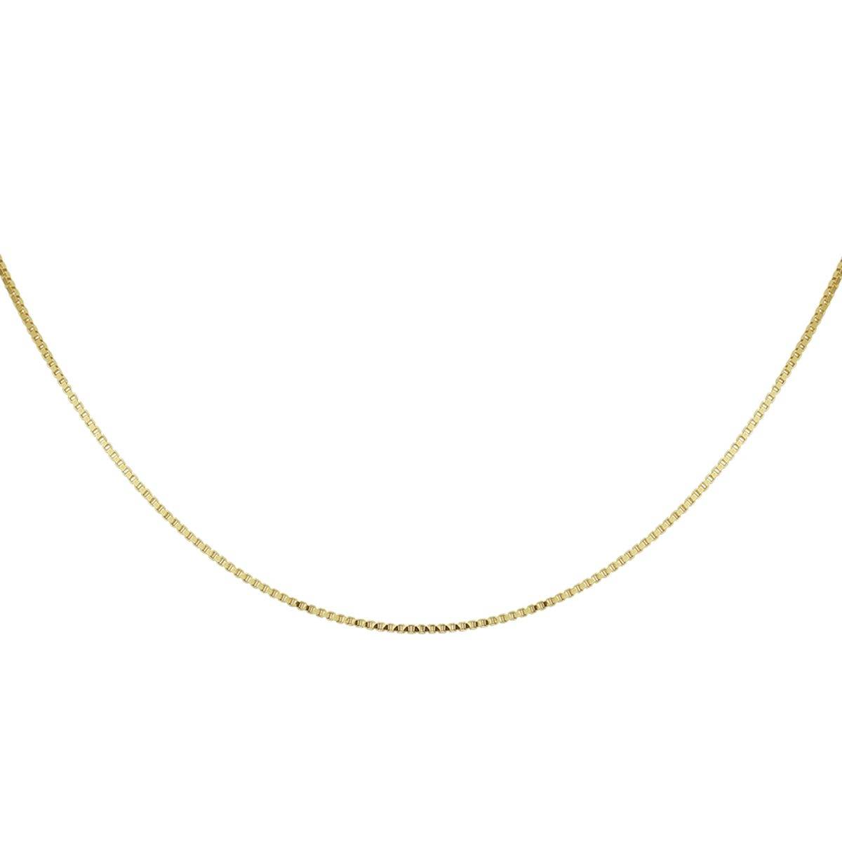 Beschrijving: Geelgouden collier met venetiaanse schakel. 
Doelgroep: unisex
Breedte: 0.9 mm
Langste lengte: 42 cm