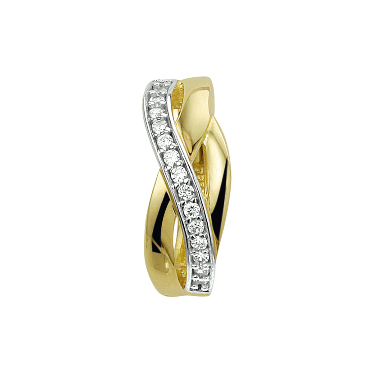 Stijlvolle elegante bicolor hanger die is uitgevoerd met een rijzetting van zirkonia. De hanger heeft een afmeting van 19.5 x 7mm. Perfect voor een avond in stijl! Tip: Combineer de hanger met bijpassende sieraden uit onze collectie en creeer zo een schitterende sieraden set!.
Doelgroep: dames
Breedte: 7 mm
Hoogte: 19.5 mm
