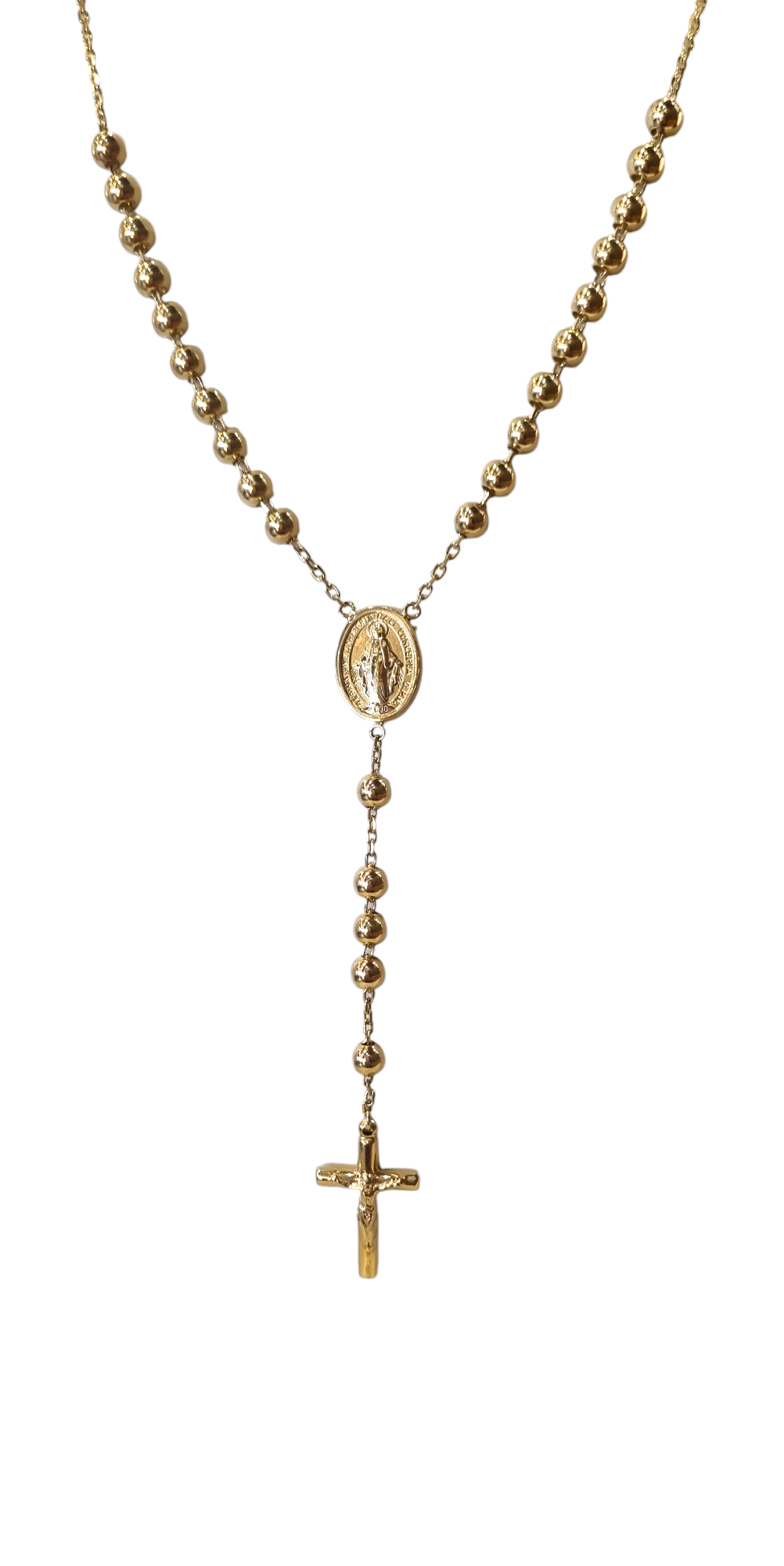 Dit collier van Louis Bros is vervaardigd uit 14 karaat geelgoud (21.26 gr). Het collier heeft een lengte van 70 cm .