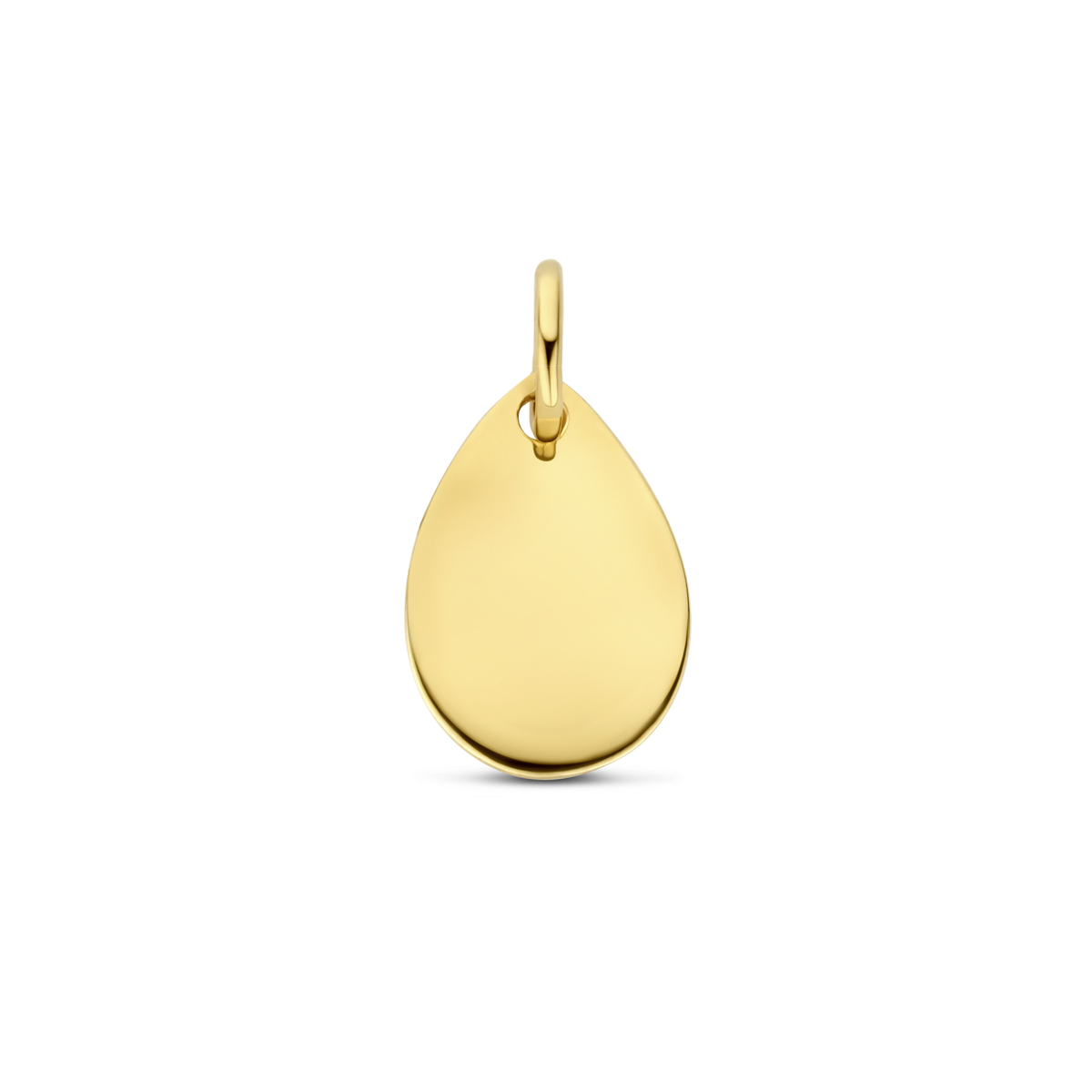 14k Geelgouden graveerhanger heeft een totale hoogte van 14mm. De graveerhanger heeft een graveergedeelte van 10x7mm. De graveerhanger heeft een dikte van 0.6mm.