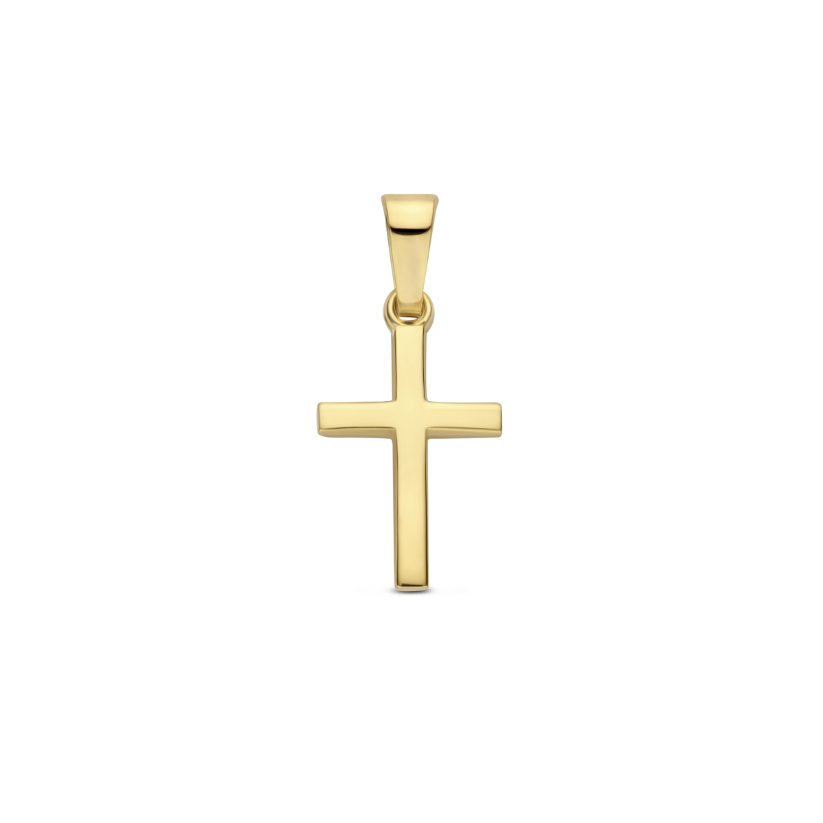 14krt gouden kruis 9x13mm