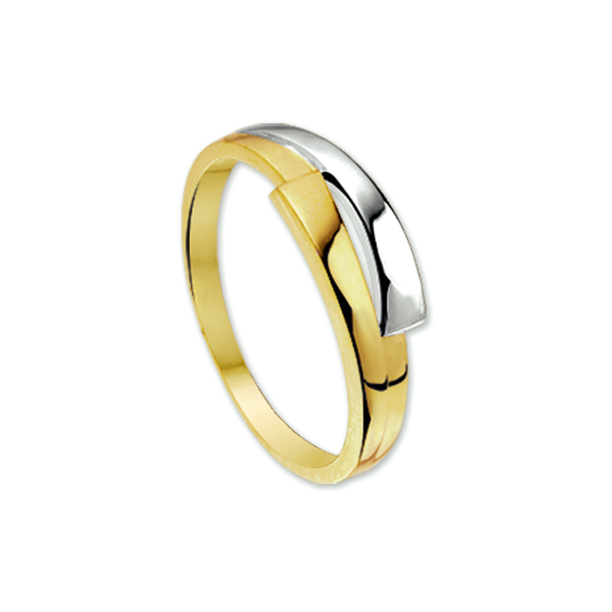 geel en wit goud | maat 18 | glans