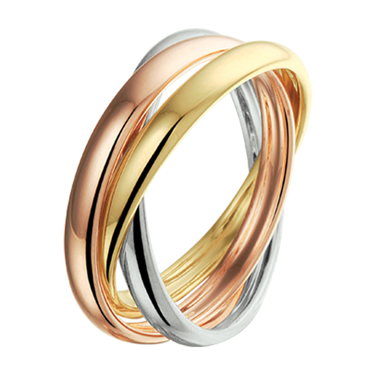 Beschrijving: Tricolor gouden ring.
Uniekenummer serie: 37558
Verpakt per: 1
Doelgroep: dames
Ringmaat: 17.75 mm (56)
Breedte: 7.5 mm