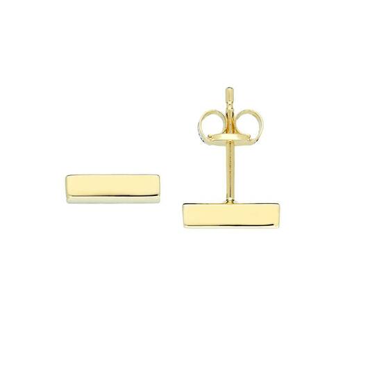 Gouden oorstekers staafje