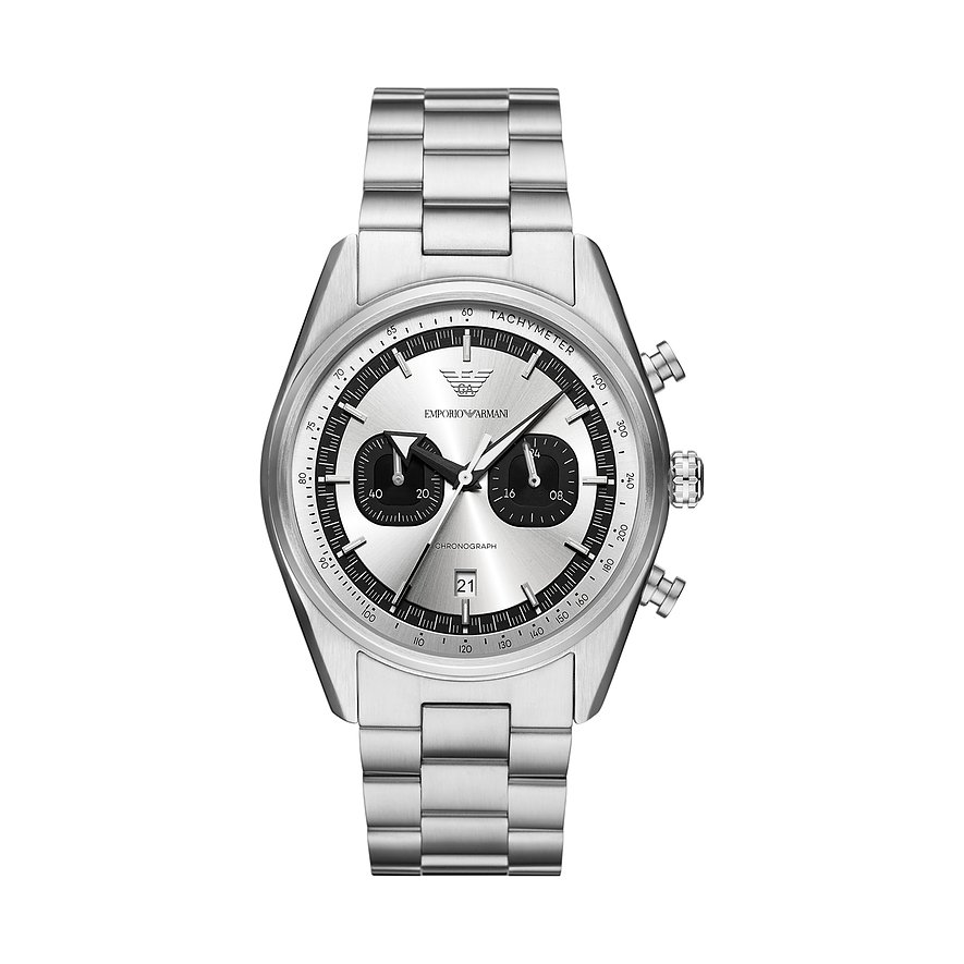 De Emporio Armani Horloge AR11636 heeft een klassiek ontwerp met een moderne twist. Het horloge is voorzien van een roestvrij stalen band, een zwarte wijzerplaat en zilveren details. Het is waterbestendig tot 50 meter en heeft een handige chronograaf functie. Draag dit horloge met een zakelijk pak voor een stijlvolle look, of combineer het met een casual outfit voor een trendy uitstraling. Maak je look compleet met dit elegante Emporio Armani horloge!