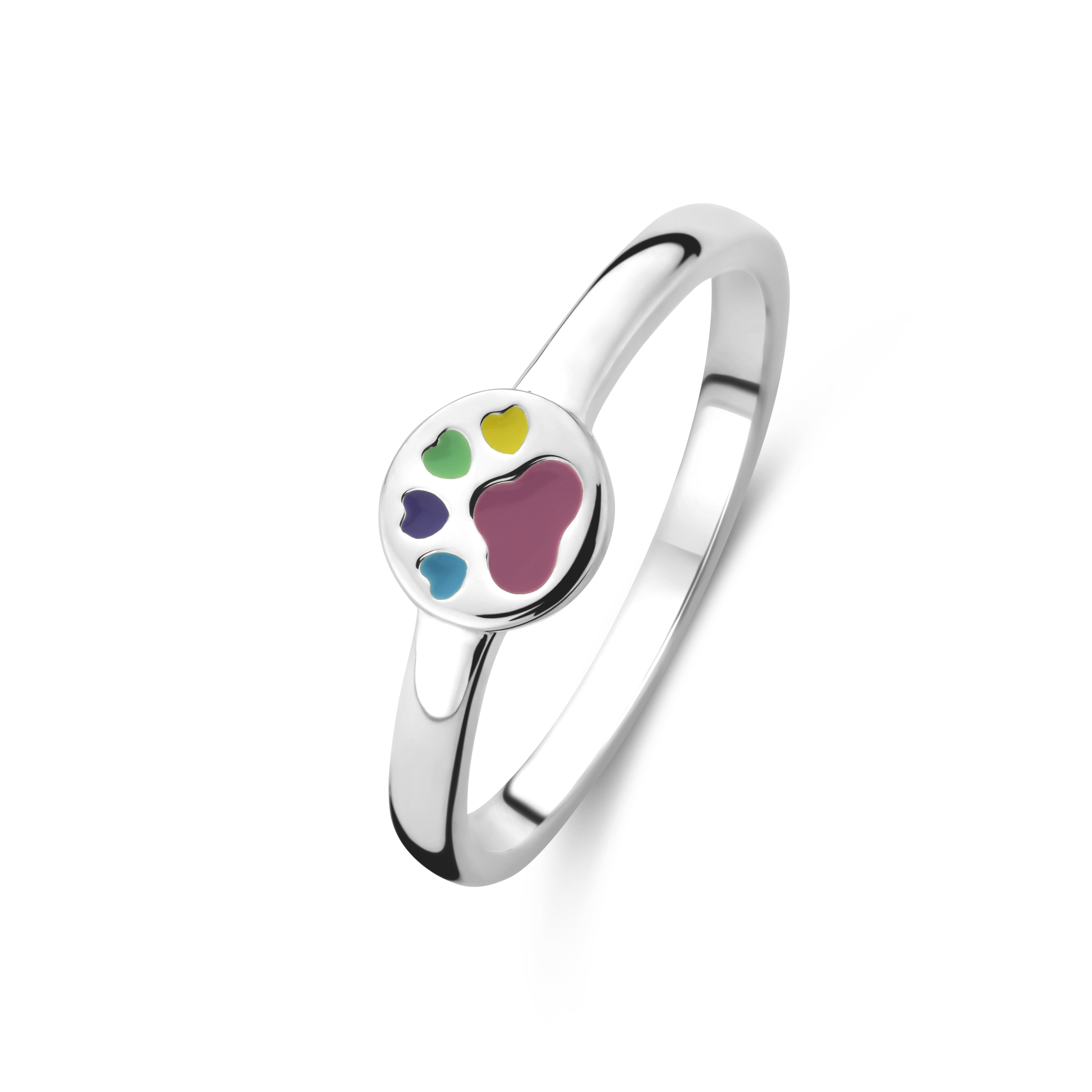 Deze Bellini zilveren kinderring heeft een schattig hondenpoot design, perfect voor jonge dierenliefhebbers. De ring is gemaakt van hoogwaardig zilver en is geschikt voor kleine kindervingers. De beste manier om deze ring te dragen is om hem om de vinger van het kind te schuiven en voorzichtig aan te passen voor een comfortabele pasvorm. Laat uw kind stralen met deze schattige ring!

Let op: De ring is bedoeld voor kinderen en moet onder toezicht van een volwassene worden gedragen om verstikkingsgevaar te voorkomen.