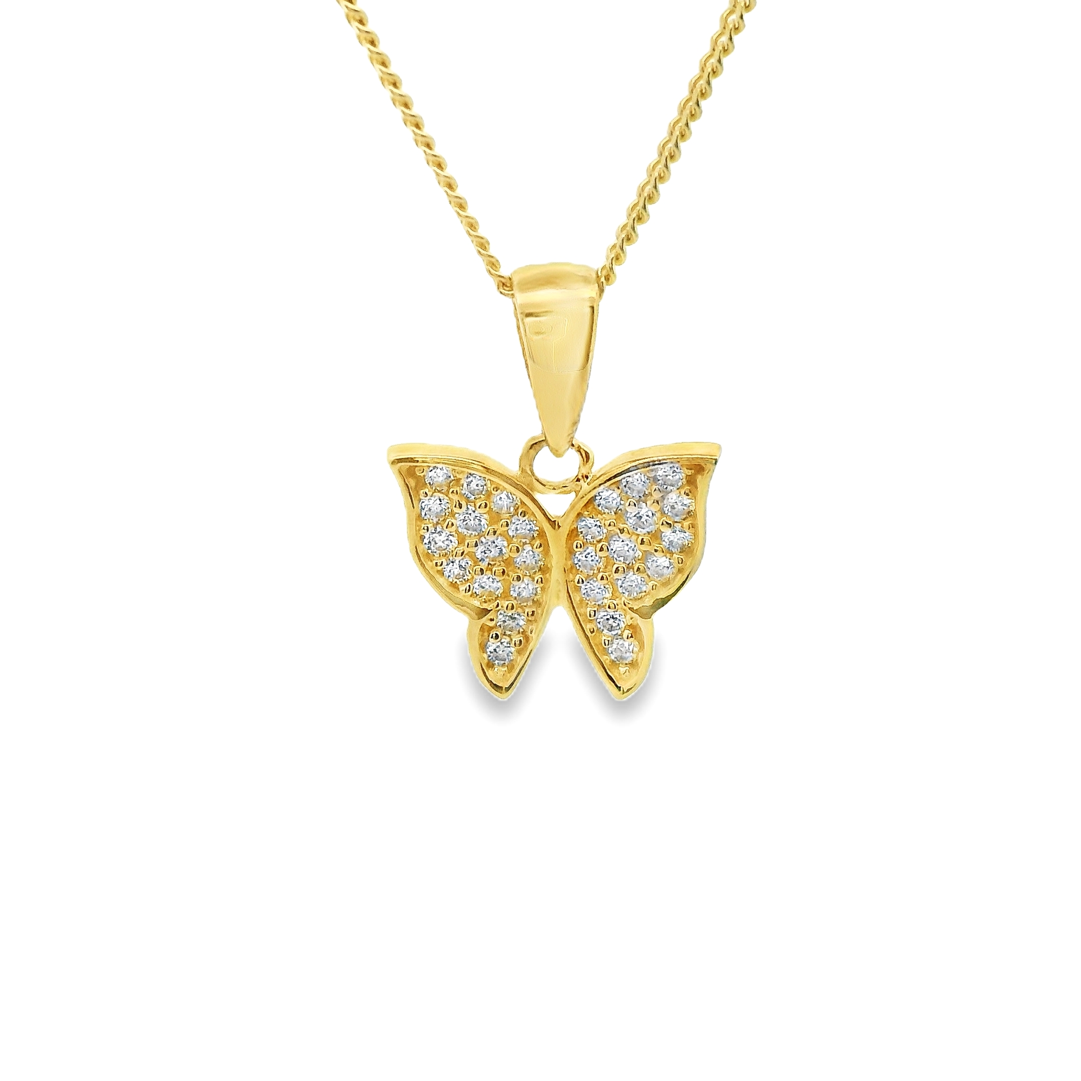 Deze hanger van Louis Bros is vervaardigd uit 14 karaat geelgoud met zirkonia (1. gr.).
Deze hanger in de vorm van een vlindertje met zirkonia is een verfijnd en charmant sieraad. Het delicate ontwerp van de vlinder, uitgevoerd in warm geelgoud, straalt elegantie en vrouwelijkheid uit. De fonkelende zirkonia steentjes geven het vlindertje een sprankelende en levendige uitstraling, alsof het ieder moment weg kan vliegen. Deze hanger is een prachtig symbool van transformatie, vrijheid en schoonheid, en is een perfect accessoire voor zowel dagelijks gebruik als speciale gelegenheden.
