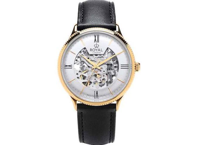 Mechanische skelet horloge Royal London