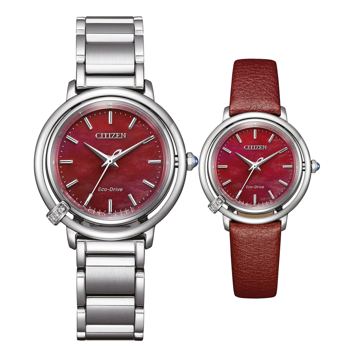 Citizen EM1090-78X dames horloge rood