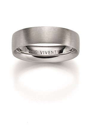 Trouwring in zilver van het merk Viventy
