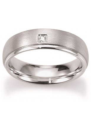 Trouwring in zilver met 0.020 di van het mert Viventy