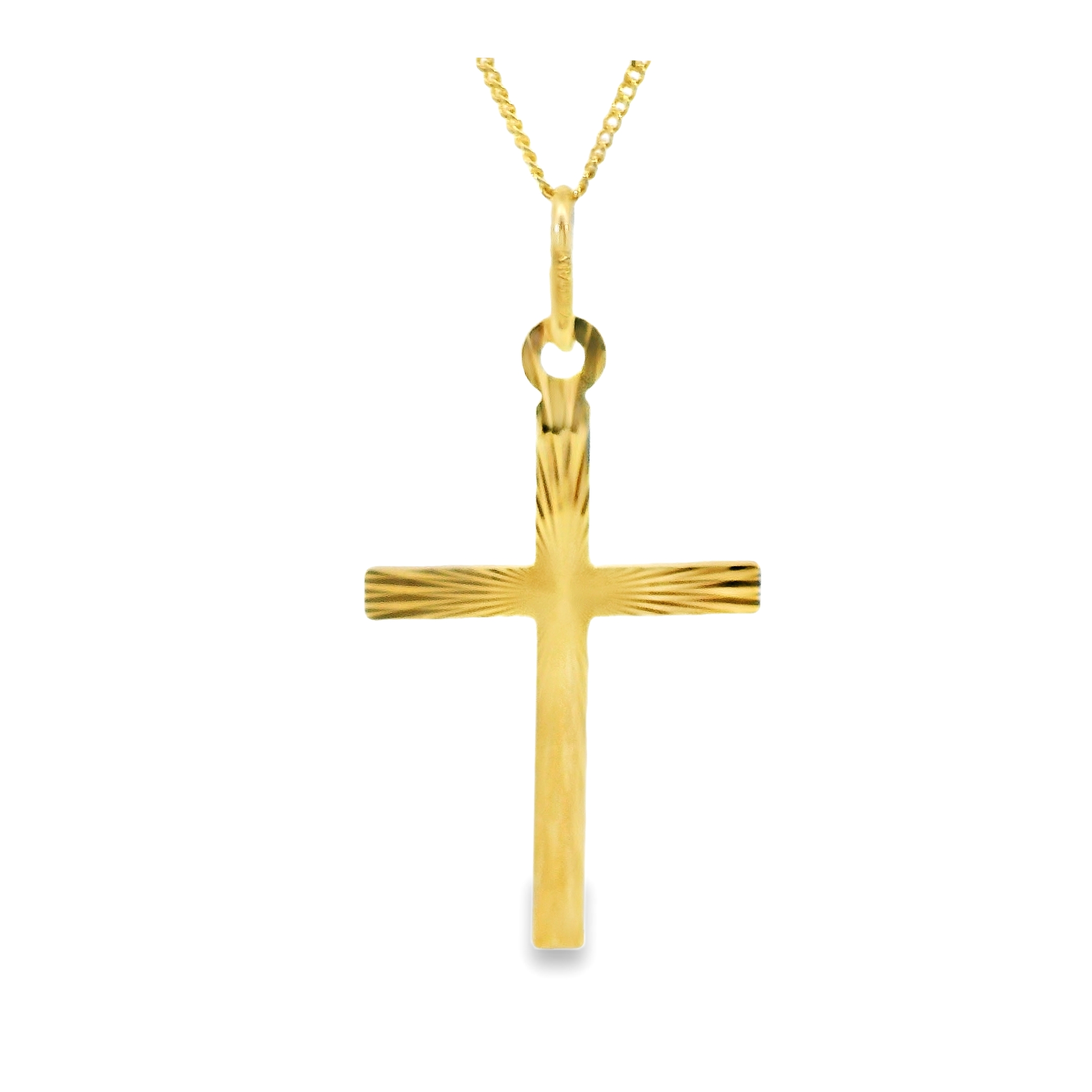 Deze hanger van Louis Bros is vervaardigd uit 14 karaat geelgoud (1.59 gr).
Deze elegante hanger in de vorm van een kruis heeft een unieke uitstraling. Aan één zijde is het kruis prachtig bewerkt met gedetailleerde patronen, wat het een verfijnde en artistieke uitstraling geeft. De andere zijde is glad en glanzend, wat zorgt voor een klassiek en tijdloos contrast. Deze hanger biedt twee stijlen in één: de bewerkte kant voor een meer opvallende look, en de gladde kant voor een subtiele, verfijnde uitstraling. Perfect voor elke gelegenheid!






