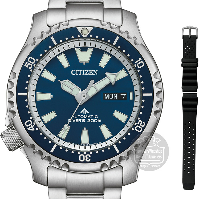 Citizen NY0161-63LE promaster duikhorloge automaat blauw