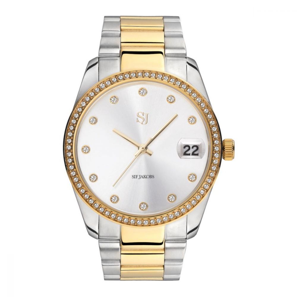 Dit is een horloge van het merk Sif Jakobs gemaakt voor dames.
De specificaties zijn als volgt:
Kastmaat: 36
Kastdikte: 10.5
Bandlengte: 185
Bandbreedte: 18
Ringmaat: -
Waterdichtheid: 5ATM