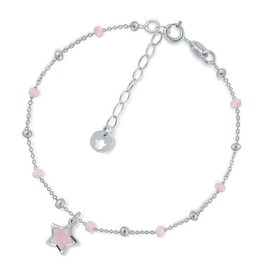 La Petra armband parelmoer roze