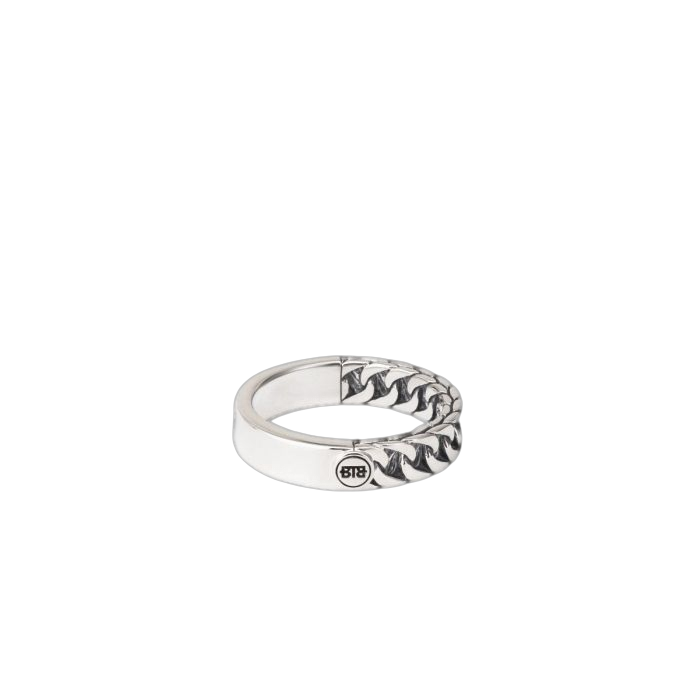 Buddha to Buddha Esther Small Dual Ring Zilver