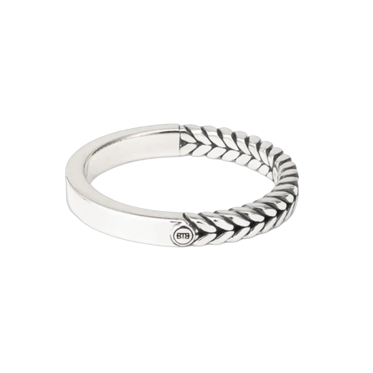 Barbara mini dual ring zilver 