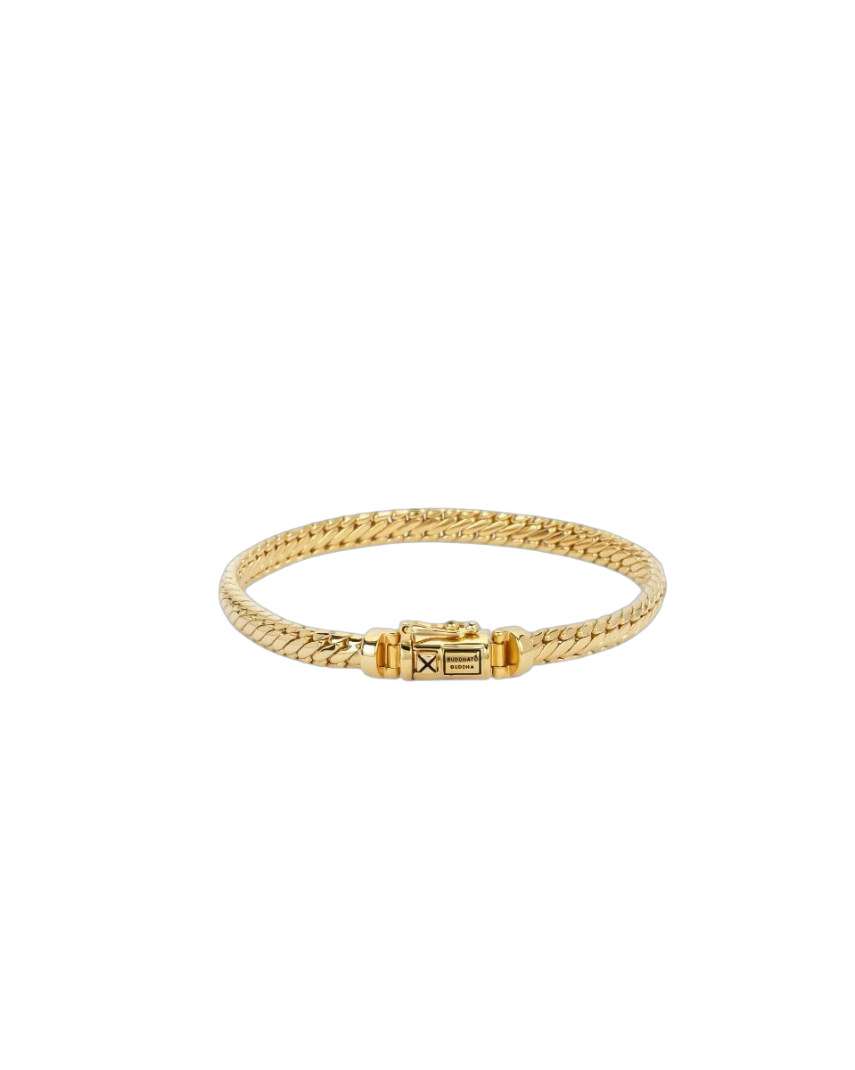 J101GV E - Ben Mini Armband Goud Vermeil