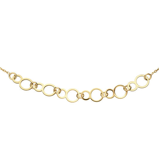 gouden Jackie collier, Rialto 45cm