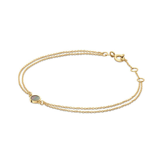 gouden Jackie armband, Giardino Segreto 18cm