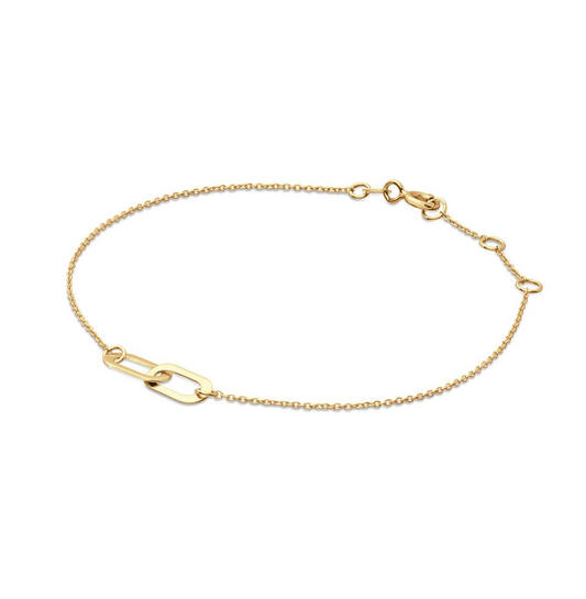 Jackie armband 14k geelgoud