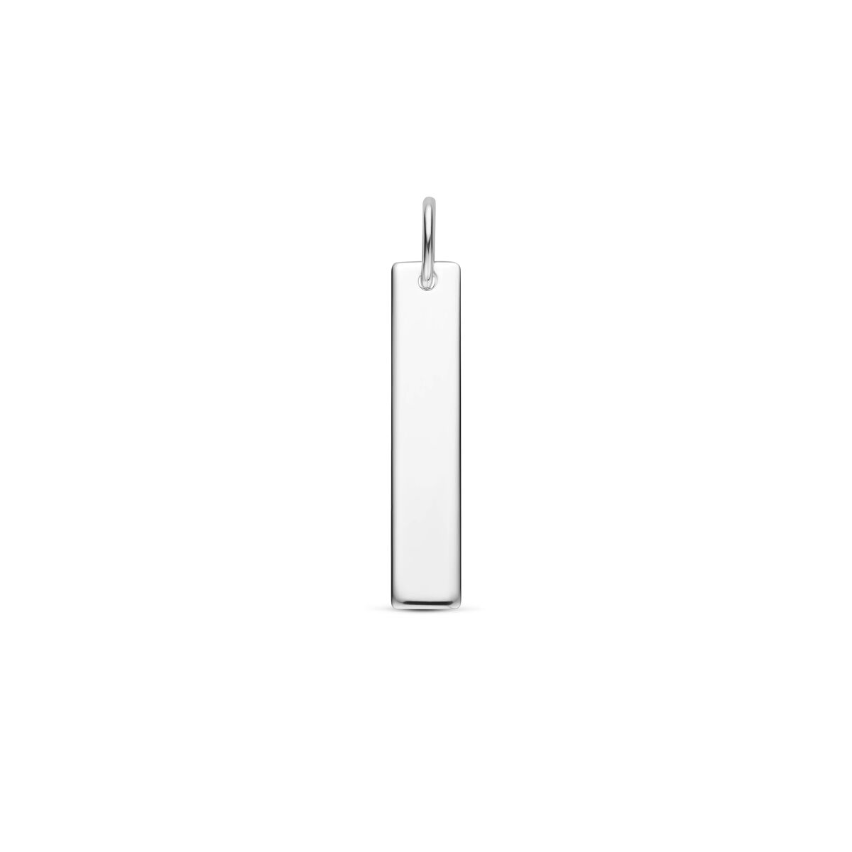 Huiscollectie - Zilveren graveerplaat hanger 30x6mm - 1021917