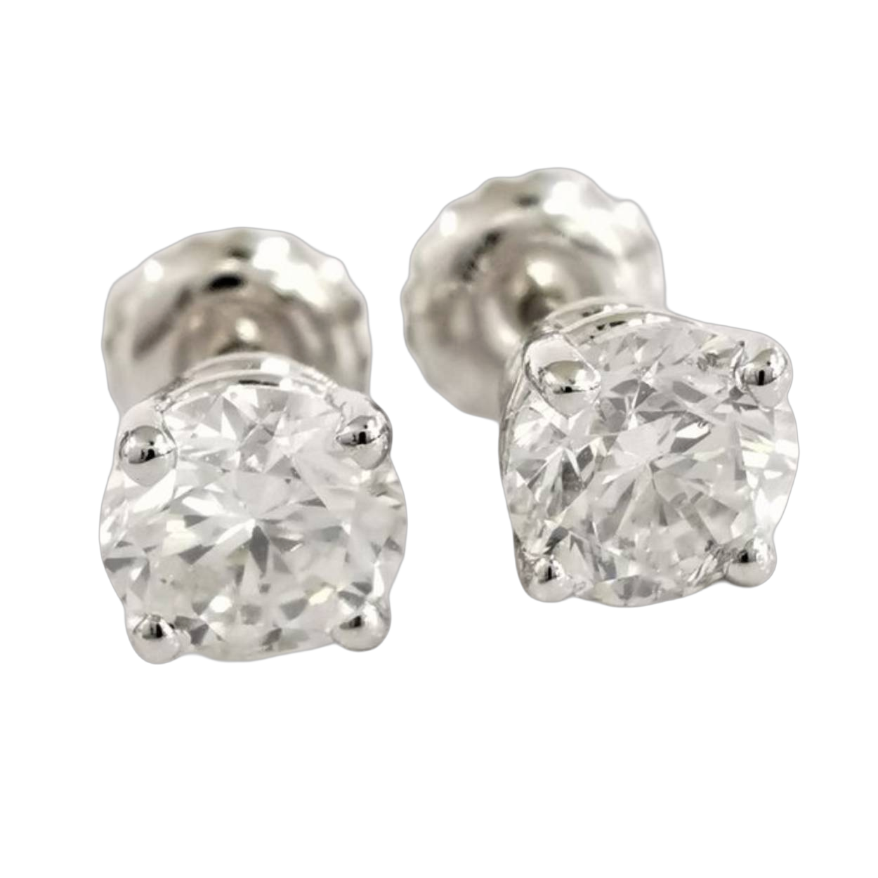 14 karaat witgouden diamanten oorstekers

Edelsteen: natuurlijke diamant
Vorm: Rond Briljant
Karaatgewicht: 1.00 Ct (2 stenen)
Kleur: E
Duidelijkheid: SI1

Totaal gewicht: 0,96 gram