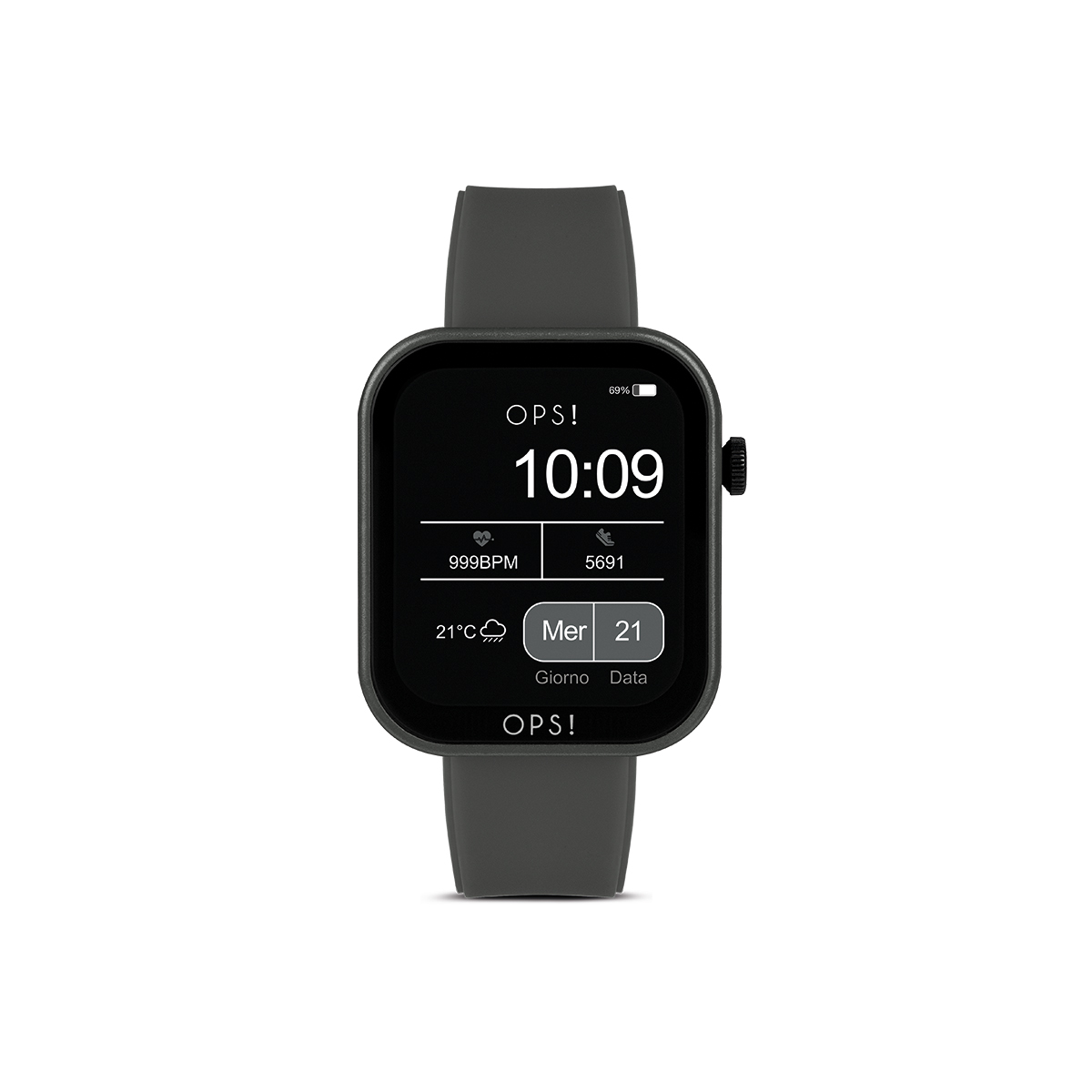 he OPS!SMART ACTIVE CALL connects to your smartphone via Bluetooth, allowing you to view calls and choose to reject them or answer and talk with the microphone and speaker without having to use your smartphone.The ACTIVE CALL Smartwatch's new microchip composition ensures a battery life performance from 8 to 10 days.