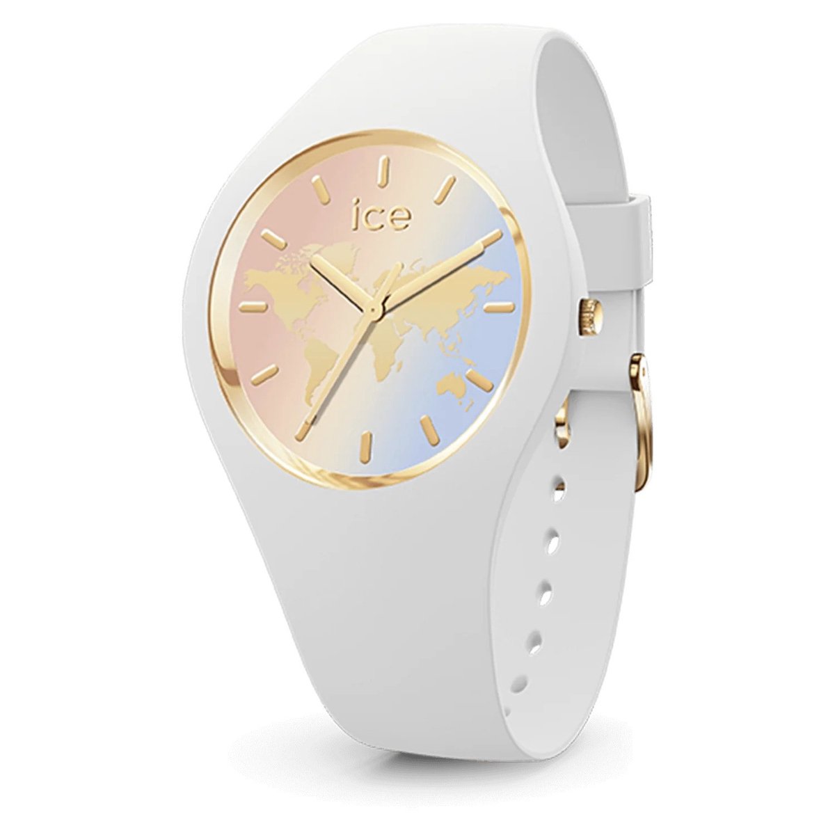 Dit is een horloge van het merk Ice-Watch. De bandkleur van dit horloge is wit.