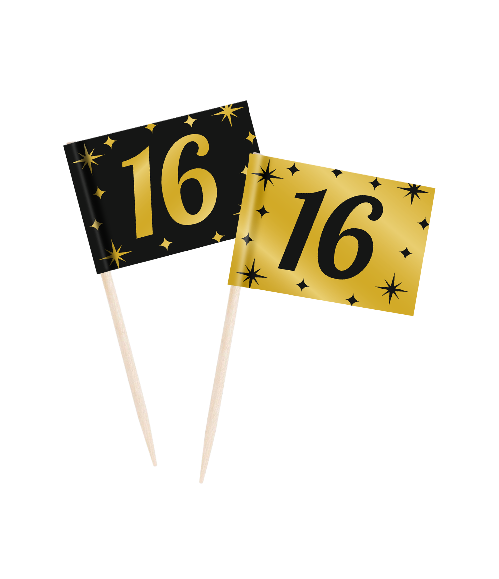 De Classy party cocktail picks zijn de ideale versiering voor in een hapje op bijvoorbeeld een verjaardag en zijn daarom reuze handig. 