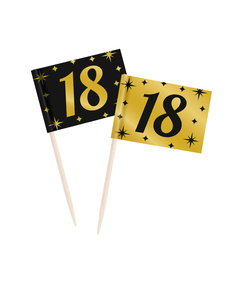 De Classy party cocktail picks zijn de ideale versiering voor in een hapje op bijvoorbeeld een verjaardag en zijn daarom reuze handig. 