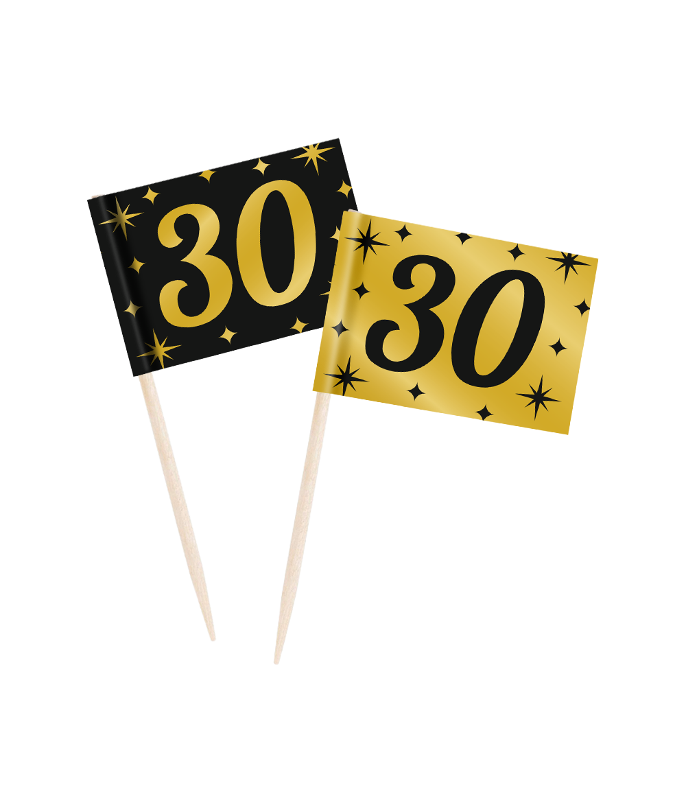 De Classy party cocktail picks zijn de ideale versiering voor in een hapje op bijvoorbeeld een verjaardag en zijn daarom reuze handig.