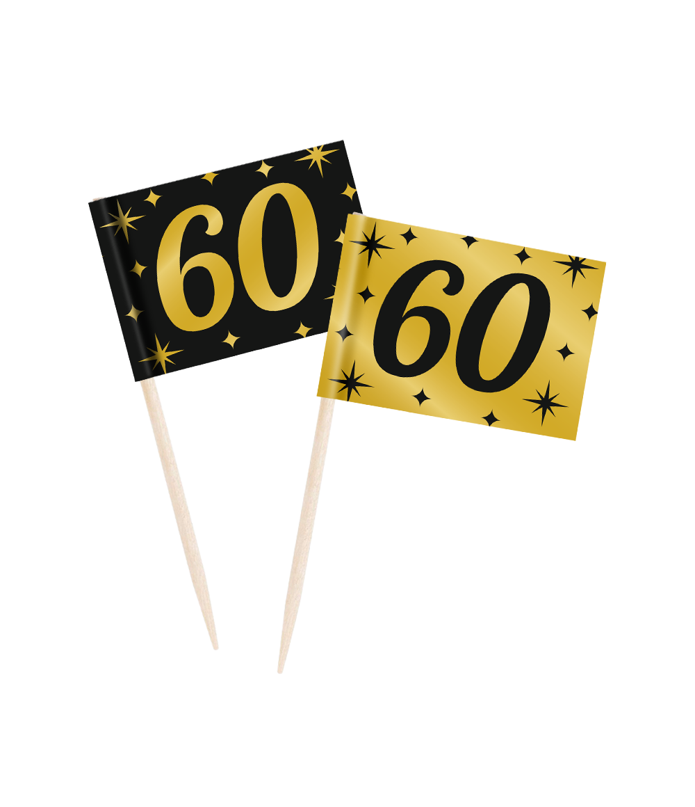 De Classy party cocktail picks zijn de ideale versiering voor in een hapje op bijvoorbeeld een verjaardag en zijn daarom reuze handig. 