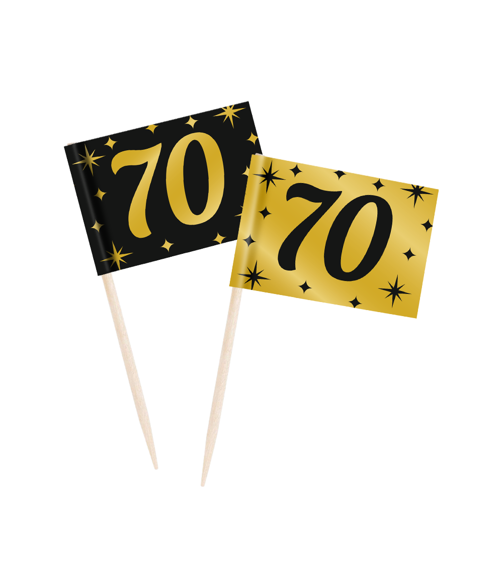 De Classy party cocktail picks zijn de ideale versiering voor in een hapje op bijvoorbeeld een verjaardag en zijn daarom reuze handig. 
