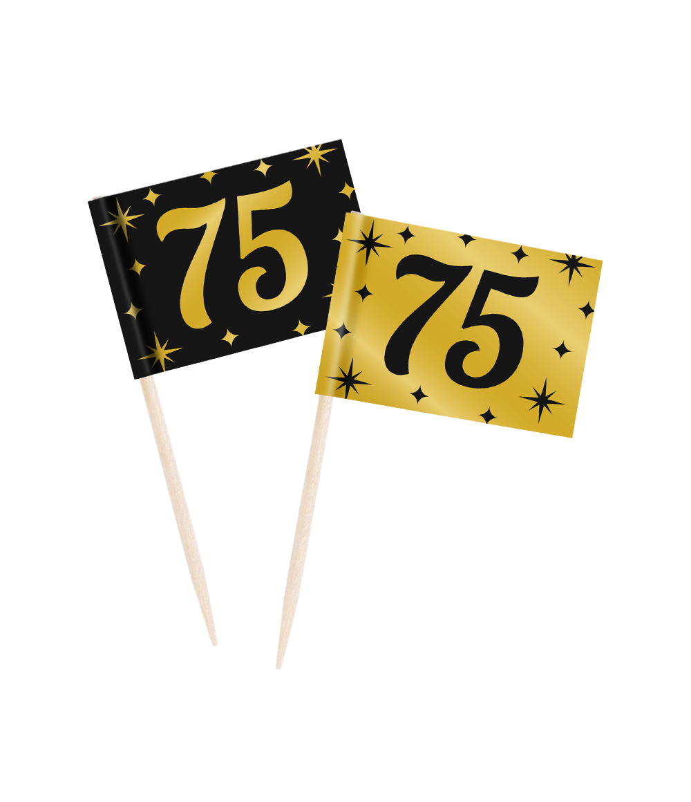 De Classy party cocktail picks zijn de ideale versiering voor in een hapje op bijvoorbeeld een verjaardag en zijn daarom reuze handig.