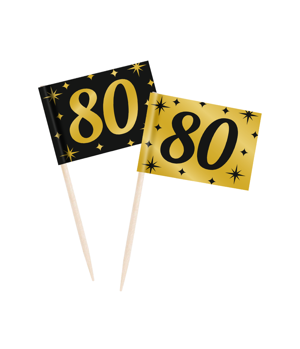 De Classy party cocktail picks zijn de ideale versiering voor in een hapje op bijvoorbeeld een verjaardag en zijn daarom reuze handig.